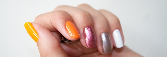 U kunt kiezen uit vele kleuren nagellak